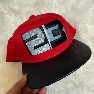 Red and Black Cap with 23 Logo